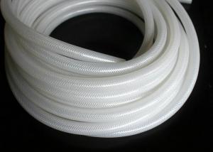 China Polyester Braid Silicone Rubber Tubing , Flexible Silicone Hose Food Grade Without Smell on sale
