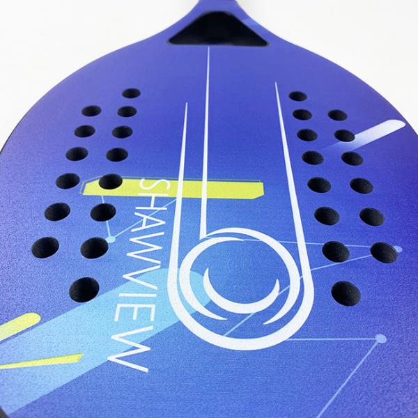 Customized Beach Tennis Rackets High Balance Carbon Fiber Composite Paddle Board Racket