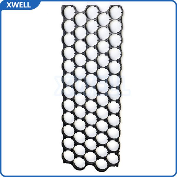 Premium 18650 Lithium Battery Offset One-Piece Holder, Non-Disassemblable, 19.2mm Cell Center Spacing