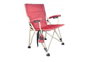  600x300D Polyester Folding Camping Chairs With Padded Armrests Manufactures
