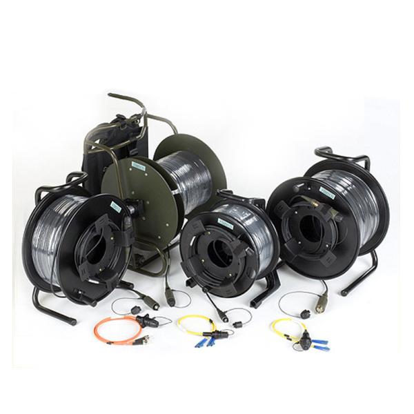 1-24core Tactical Fiber Optical With Retractable Reel Assembly