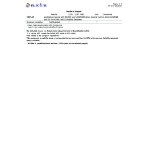 Ningxia Amorberry Foodstuff Co., Ltd. Certifications