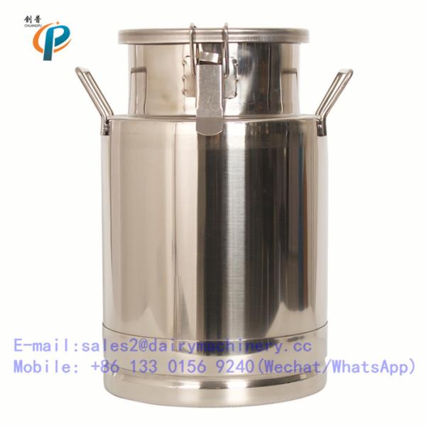 Dairy milk can for bar , stainless steel milk can with lid, 10 litre milk container with handle