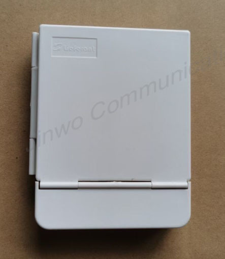 OEM FTTH Distribution Box 2 Ports Fiber Optic Cable Wall Plate