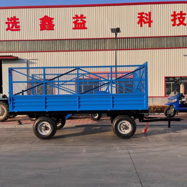 7 Ton Farm Trailer Thickened Steel Beam Transporter Rust Proof