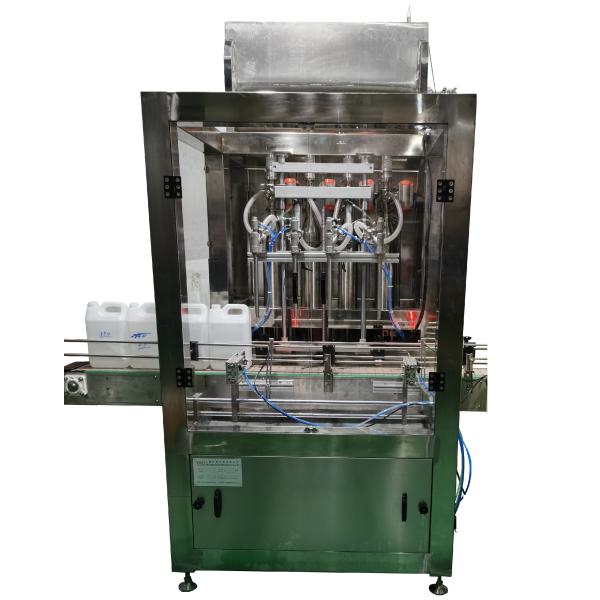 Fully Automatic Bleach Capping Liquid Filling Machine For Coffee Syrup Sugar