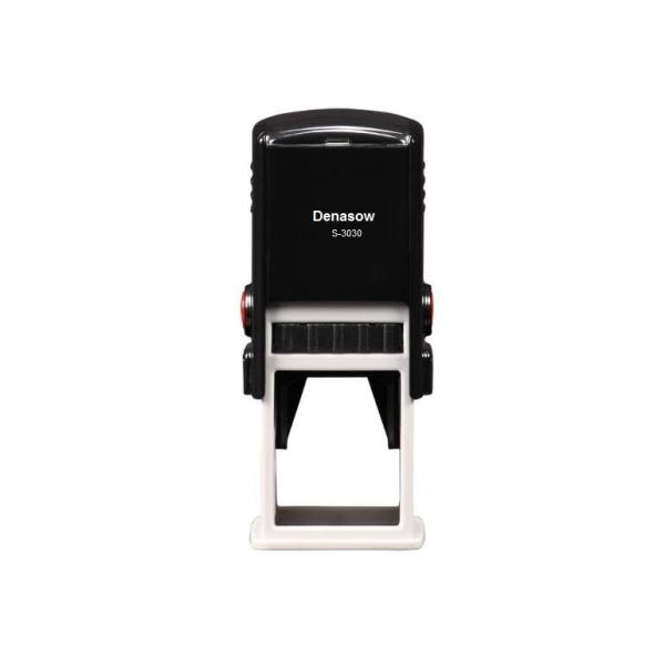 Denasow Square 30x30 mm Black Automatic Stamp /Self-inking Stamper/engrave laser machine