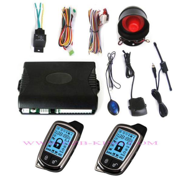 2 Way Car Alarm System With LCD Display