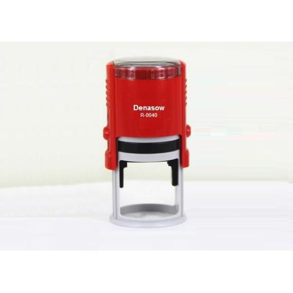 Denasow Blank Round 40mm ABS Material Automatic Rubber Self Inking Stamp/Wholesale Printer Round 40MM School Suppli