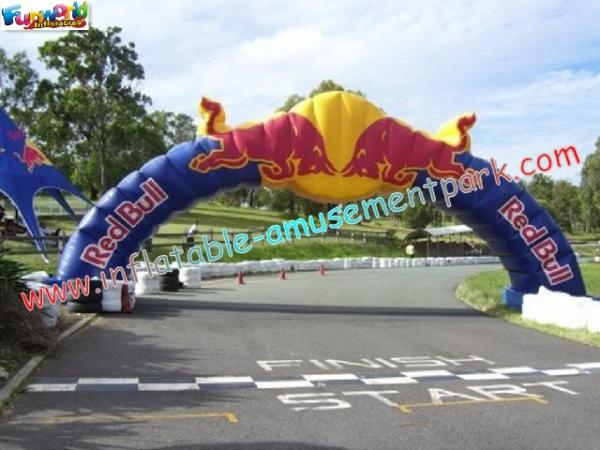 Quality Promotional Large Inflatables Advertising Arch Door rip-stop nylon material for sale