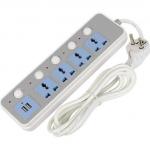 Multi - Function Mountable Power Strip Independent Switch Plug - In Smart USB