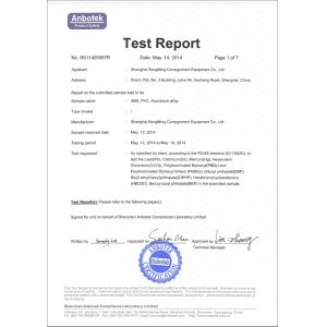 Shanghai Songming Consignation Equipment Co., Ltd Certifications