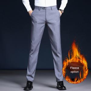 China Polyester/Cotton Men's Pants Trousers Suit with Formal Dress Coat and Slim Fit Blazer on sale