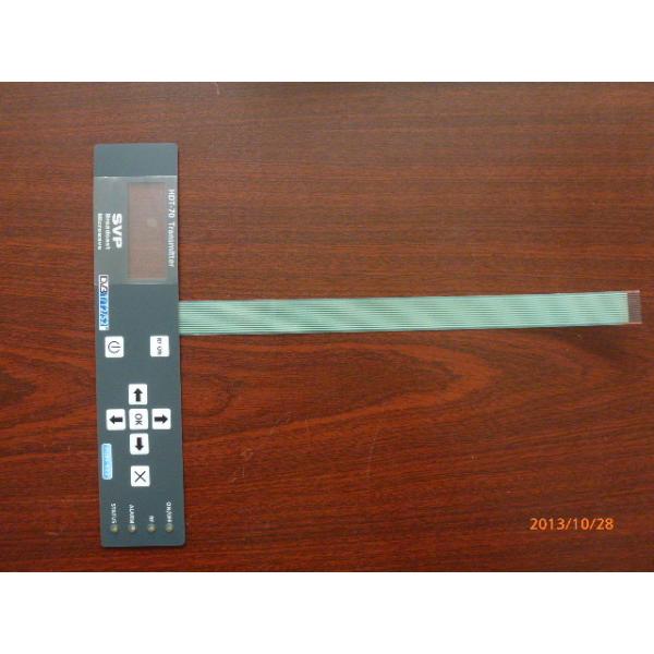 Moisture Proof PET LED Membrane Switch Flexible With Clear Window , 250V DC