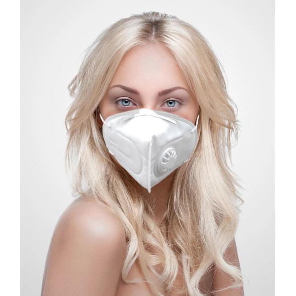 Eco Friendly KN95 Respirator Face Mask With Valve Personal Respiratory Protection