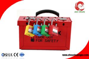 China China Lockout Station Advanced Electrical Safety Lockout & Tagout Station for Padlock hasp on sale