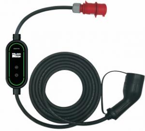  11kW 16A 400V Mobile Portable EV Charger Type 2 With Red CEE Plugs Manufactures