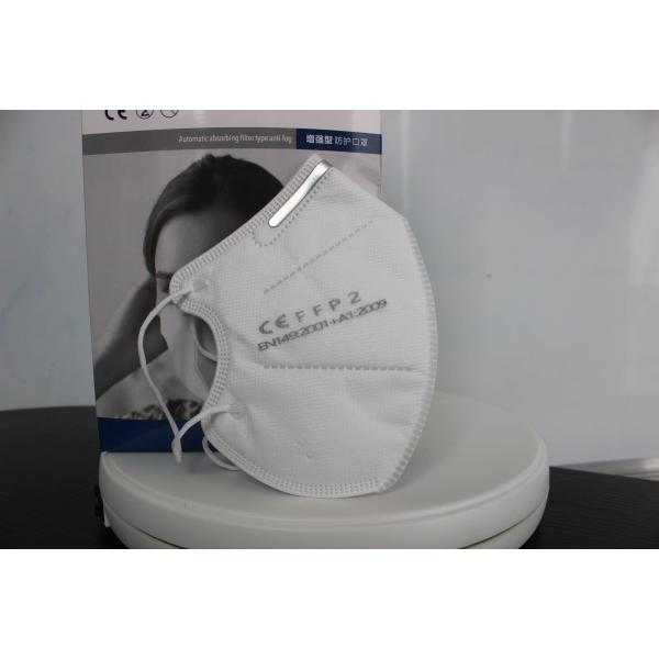 Anti Particulate KN95 Face Mask , Disposable Dust Respirators Skin Friendly