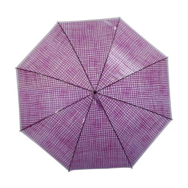 PVC POE Rain Clear Dome Shaped Umbrella Apollo Full Of Printing Canopy