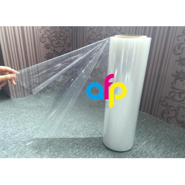 Half Sleeve Polyolefin Shrink Wrap Roll , Single Would Pof Plastic Film