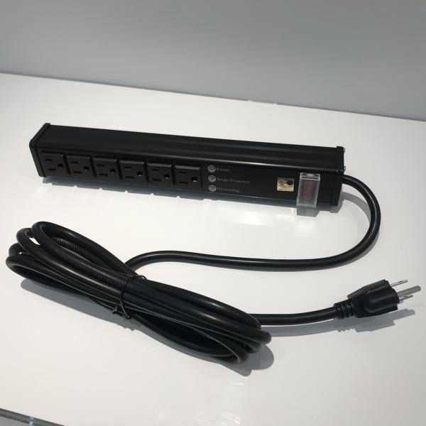 Lightning Proof 28   Surge Protector Power Strip 6 Outlets