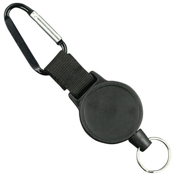 Deyi Badge Reel Heavy Duty Badge Reel Retractable Keychain Carabiner Badge Clip Phone Lanyard ID Badge Holders