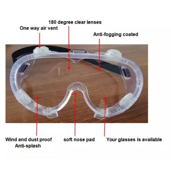 Customized Eye Protection Goggles Rimless Windproof Adjustable Strap Design