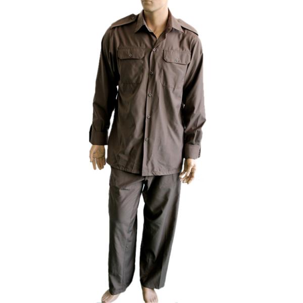 Shirt Set Workwear Uniform Military Trianing Set Casual Style Machine Washable