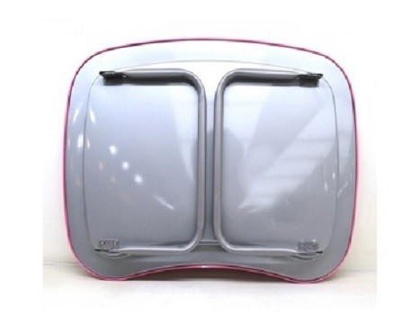 DADI Embossed Tinplate Metal Tin Tray Foldable Children's Tray With Legs Blue Pink