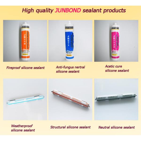 Black 280ml Neutral Silicone Sealant 12 Months Fast Curing Sealant