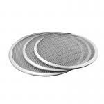 Seamless Rim Aluminium Pizza Pan , Round Pizza Trays Cookware Bakeware 1mm