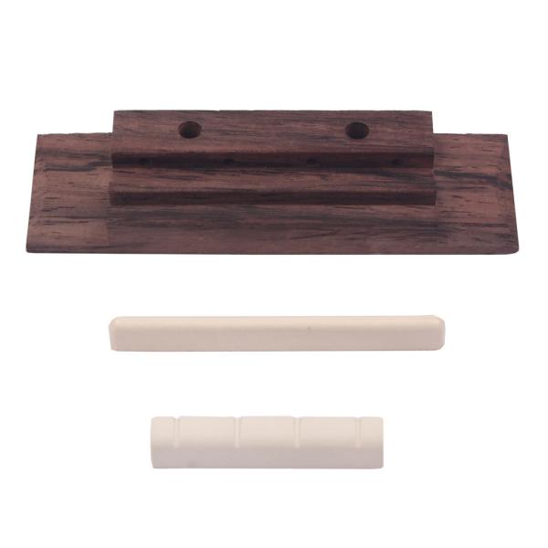 Long Lasting  Classical Guitar Bridge Saddle And Nut Repair Slotted Replacement