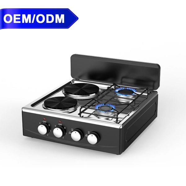1000W Home Cooking Four Burner Gas Stove Kitchen Electric And Gas Cooktop