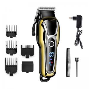  Golden Color Electric Hair Trimmer , Cordless Barber Clippers For Pets / Human Manufactures