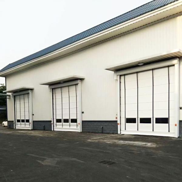 Lightweight Folding Shutter Door Fast 1.5mm PVC Rolling Shutter