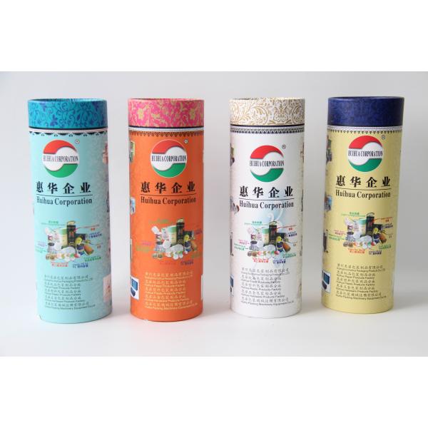 Cylinder Cardboard Paper Cans Packaging with Custom Logo Printing