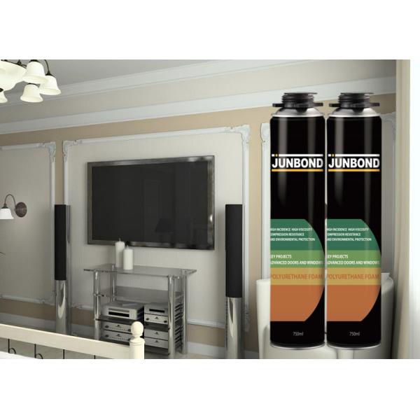 Construction Expanding Spray Polyurethane Foam Chemicals 750ML