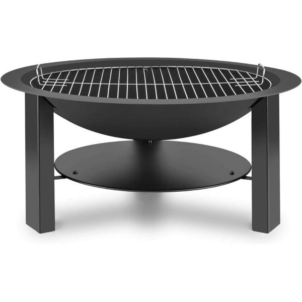 Brazier 30'' Fireplace 24'' Grill Tray Charcoal Barbecue Pit Stainless Steel Grill