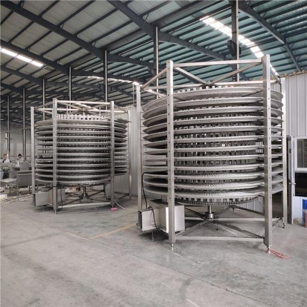                  Automatic Industial Baking Toast Bread Machines Cooling Tower             