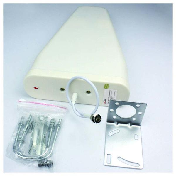 Whilte Length 33cm LP Gain 10dBi Antenna Outdoor Log Periodic