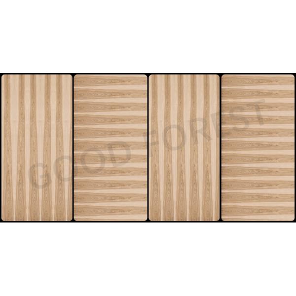 Natural Hickory Wood Veneer Double Color Popular Cabinet Wood Veneer FSC