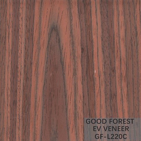 Engineered Wood Veneer Red Santos Rose Wood 2850mm length Size For door and cabinet face SZ-L220C/595C/3305C/6155C/5965C
