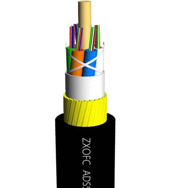 150 Meter 64 Core ADSS Optical Cable HDPE Self Supporting
