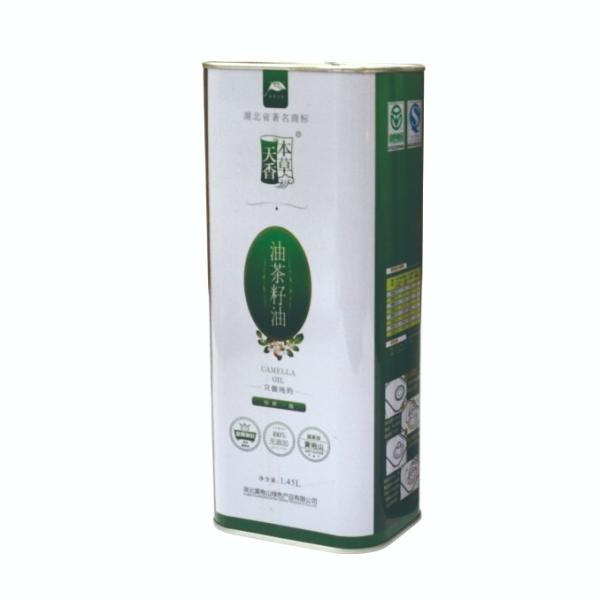 DADI 1500ml Cooking Oil Tin Can Food Grade Tinplate Tin Olive Oil Containers Food Oil Can