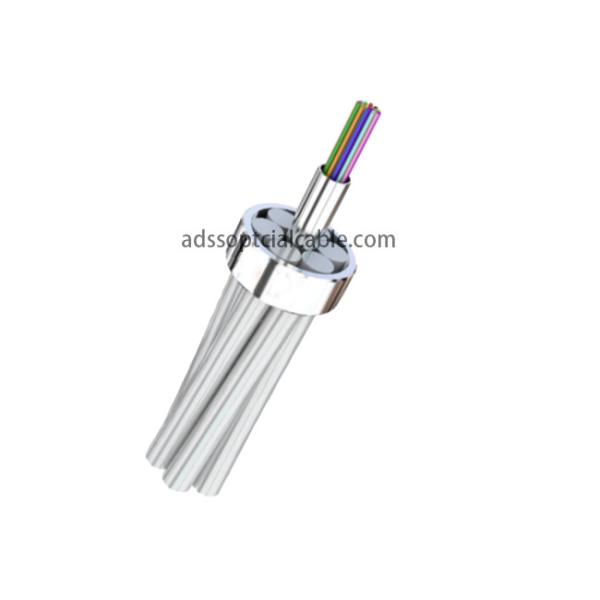 OPPC OPLC OPGW Fiber Cable Power System , Hybrid Fiber Optic Cable 2-144 Core