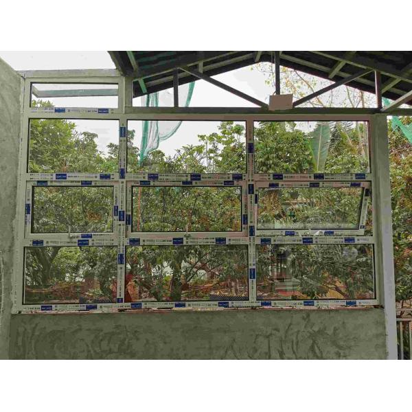 Custom Size Top Hung Awning Windows Single / Double / Triple Glazed Aluminum Windows