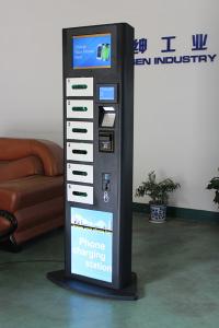  Winnsen Advertising Smart Phone Charging Kiosk RFID Operated Glass Door Locker Manufactures