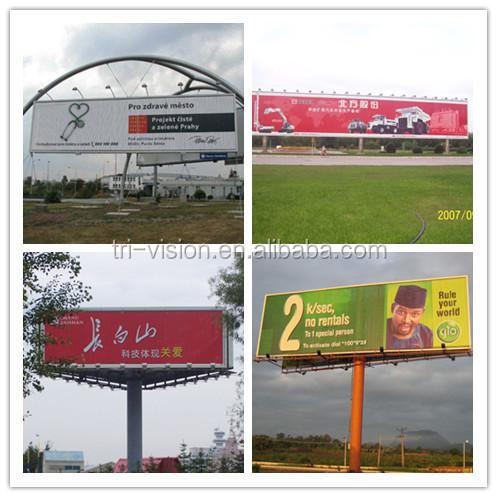 Aluminum and Tempered Glass Material Outdoor LED Billboard Scrolling Advertising light box