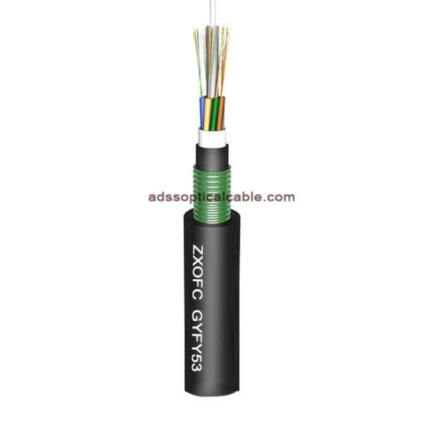 Duct Stranded Gel Free Cable GYFY53 Full Dry Customized Acceptable