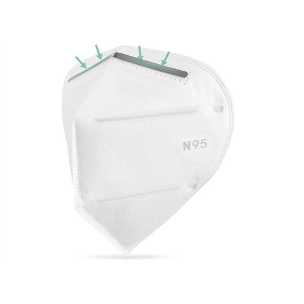 Non Sterile N95 Face Mask Easy Carrying With Double Meltblown Filter